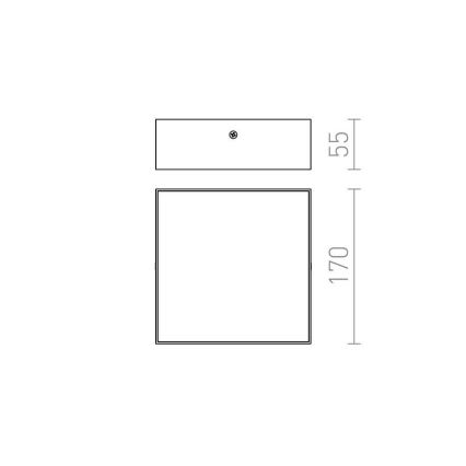RED - Design Rendl - R12848 - Plafón LED LARISA LED/15W/230V blanco