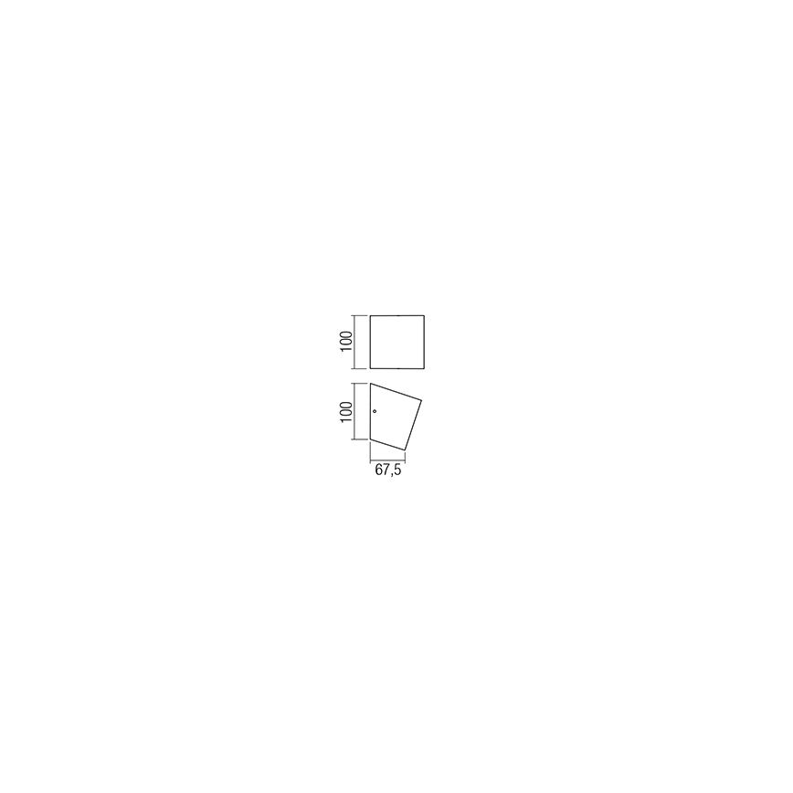 Redo 01-1317 - Aplique LED TOBIKO LED/6W/230V CRI 90 blanco