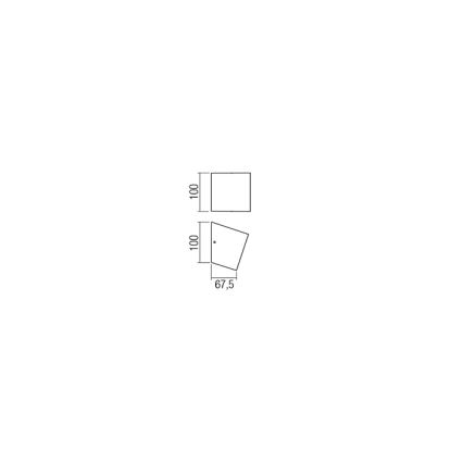 Redo 01-1318 - Aplique LED TOBIKO LED/6W/230V CRI 90 negro
