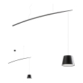 Redo 01-1498 - Lámpara LED colgante LOLLI LED/6W/230V negro