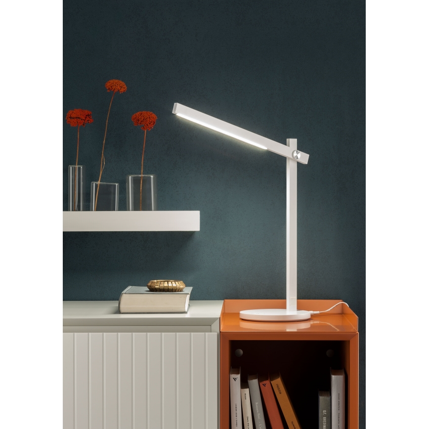 Redo 01-2212 - Lámpara de mesa regulable LED táctil OMEO LED/5,5W/230V 3000/4500/6500K blanco