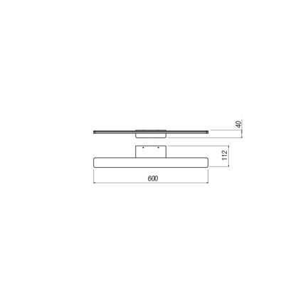 Redo 01-2503 - Iluminación LED para espejos de baño BARRIO LED/17,25W/230V 60 cm CRI 90 IP44 blanco