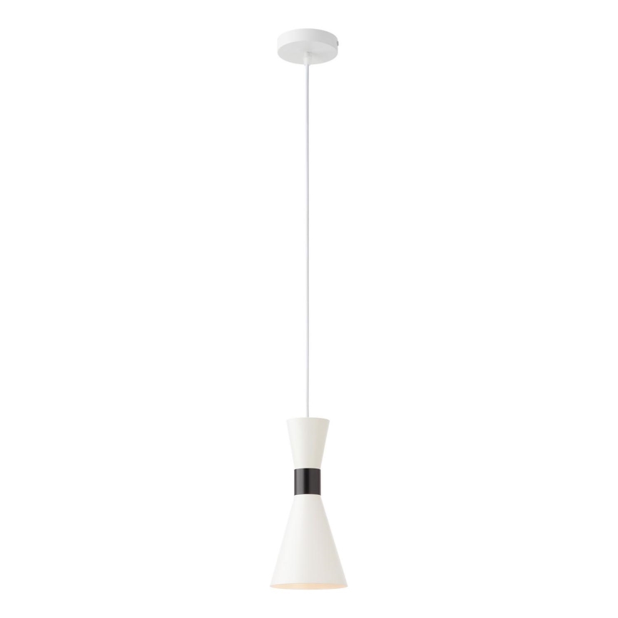 Redo 01-2709 - Lámpara colgante KILT 1xE27/42W/230V diá. 12 cm blanco