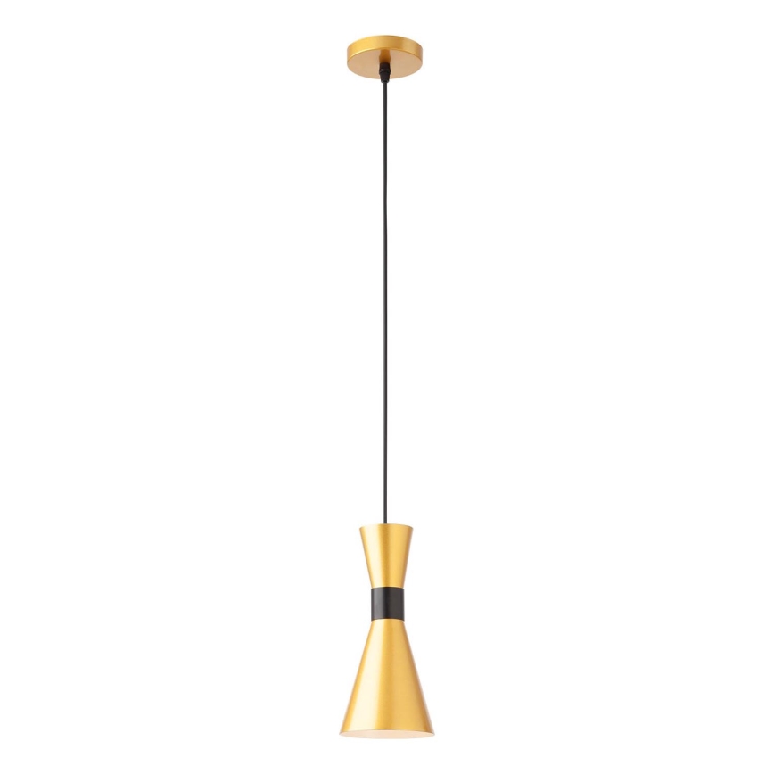 Redo 01-2710 - Lámpara colgante KILT 1xE27/42W/230V diá. 12 cm dorado