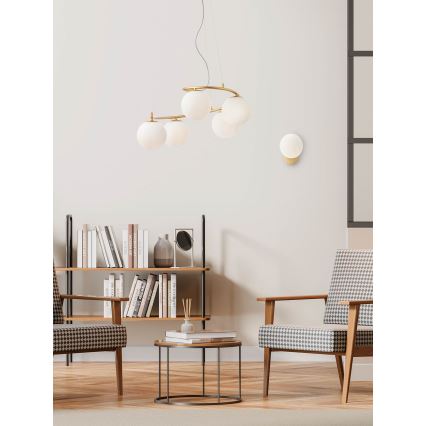 Redo 01-2713 - Aplique VOLLEY 1xE14/28W/230V dorado