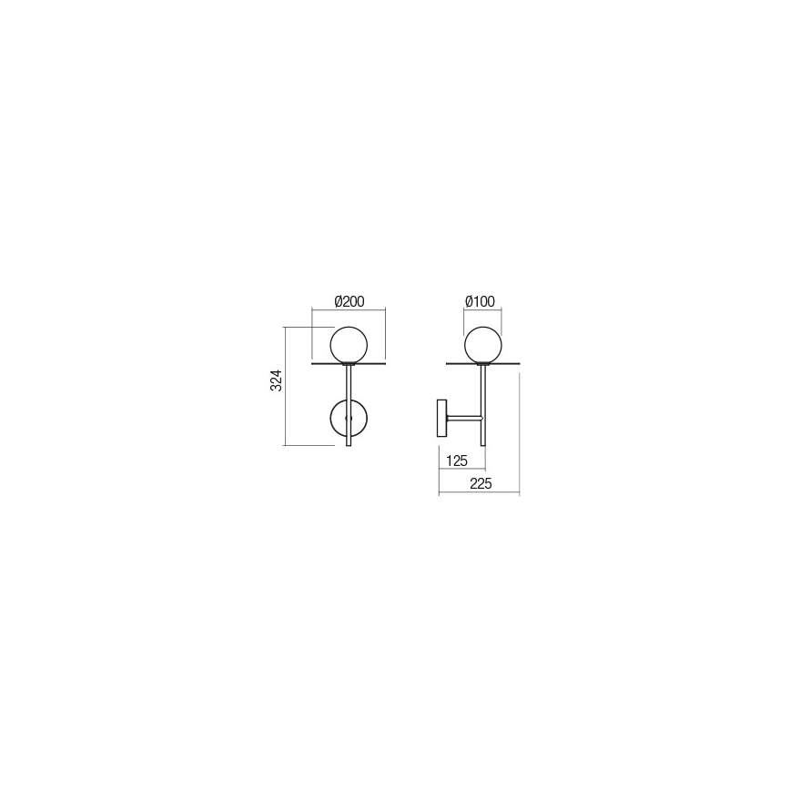 Redo 01-2725 - Aplique PLATO 1xG9/10W/230V dorado