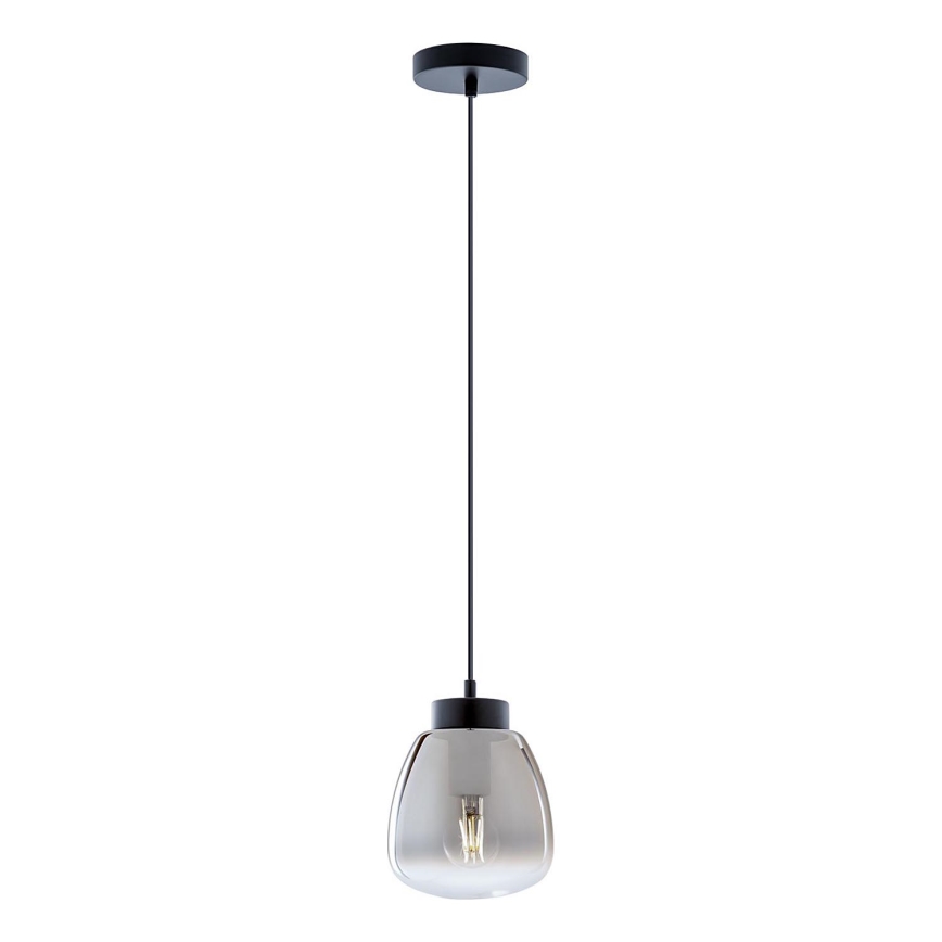 Redo 01-3196 - Lámpara colgante LUKE 1xE27/42W/230V diá. 17 cm negro