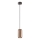 Redo 01-3476 - Lámpara colgante BOOM 1xGU10/10W/230V diá. 7,6 cm marrón
