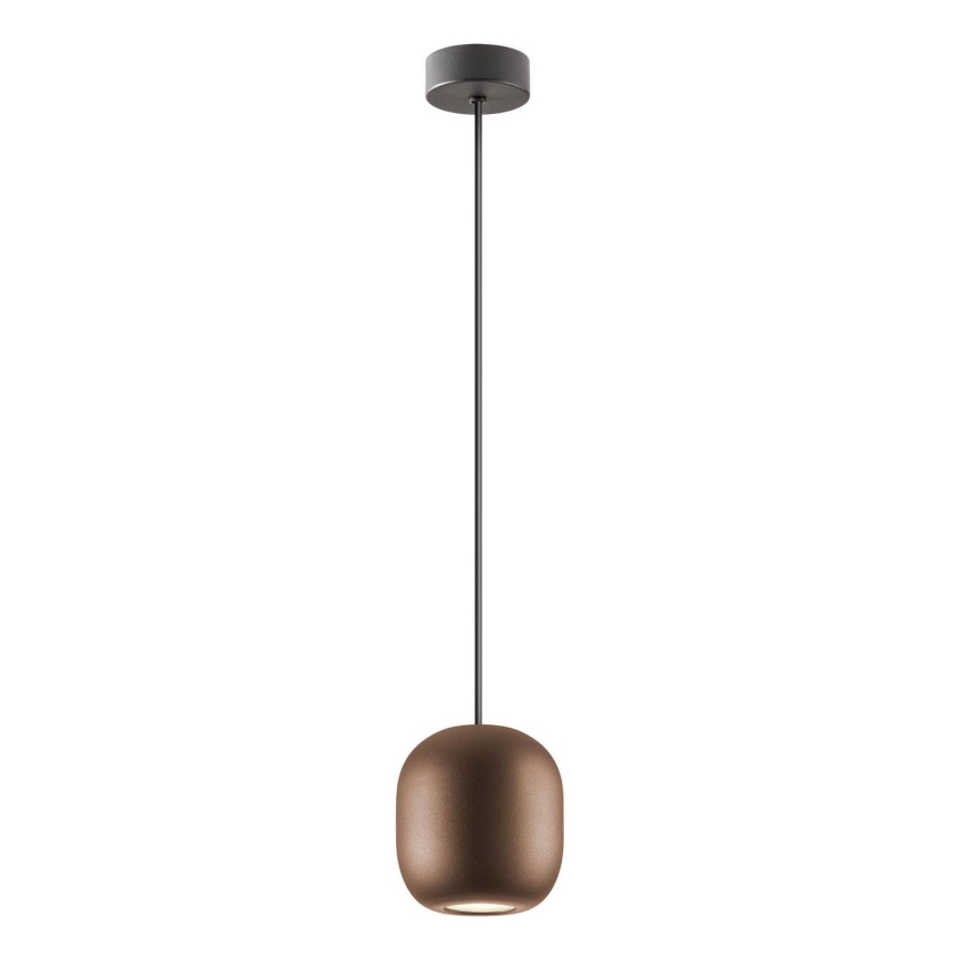 Redo 01-3479 - Lámpara colgante BOOM 1xGU10/10W/230V diá. 12 cm marrón