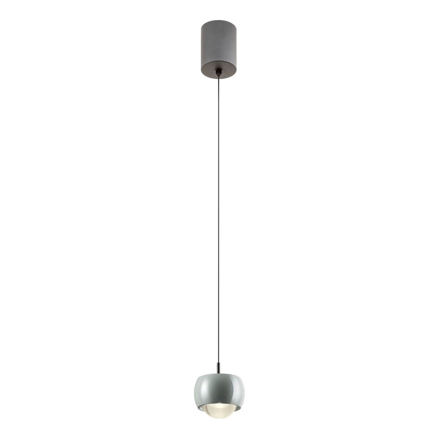 Redo 01-3549 - Lámpara LED colgante AVES LED/12W/230V diá. 9,6 cm CRI 90 gris