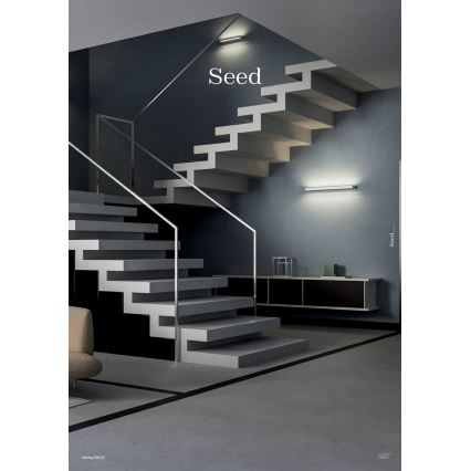 Redo 01-3552 - Aplique LED SEED LED/15W/230V blanco