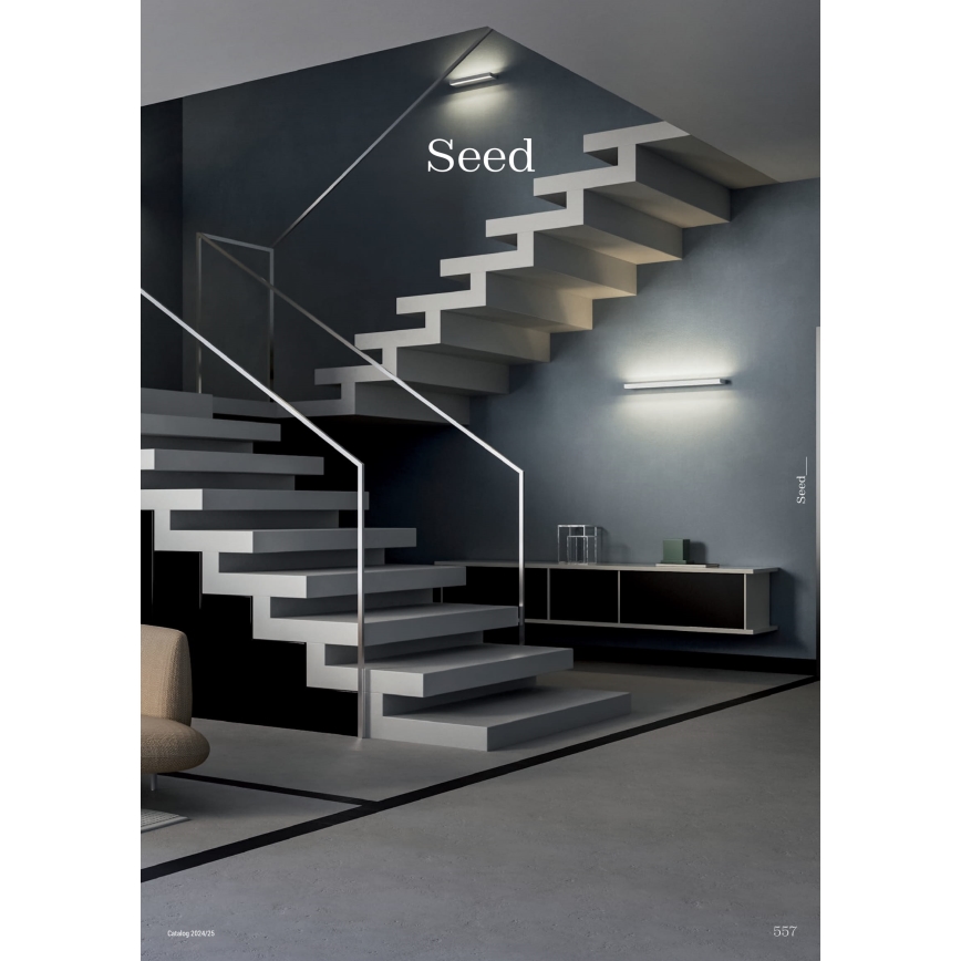 Redo 01-3552 - Aplique LED SEED LED/15W/230V blanco