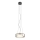 Redo 01-3591 - Lámpara LED colgante SOLERA LED/24W/230V diá. 35 cm CRI 93 3000/4000K gris