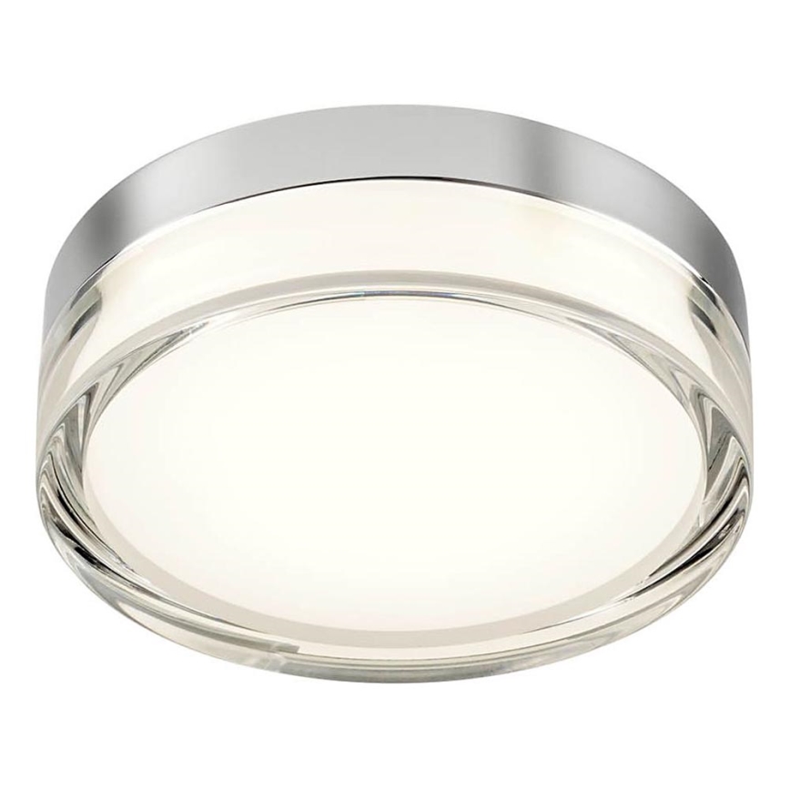 Redo 01-3725 - Plafón LED de baño FRISBI LED/8W/230V diá. 15 cm CRI 90 IP44 cromo brillante