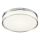 Redo 01-3728 - Plafón LED de baño FRISBI LED/18W/230V diá. 28 cm CRI 90 3000/4000K IP44 cromo brillante