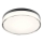 Redo 01-3736 - Plafón LED de baño FRISBI LED/18W/230V diá. 28 cm CRI 90 3000/4000K IP44 negro