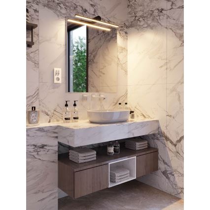 Redo 01-4036 - Iluminación LED para espejos de baño ROW LED/18W/230V 90 cm IP44 negro