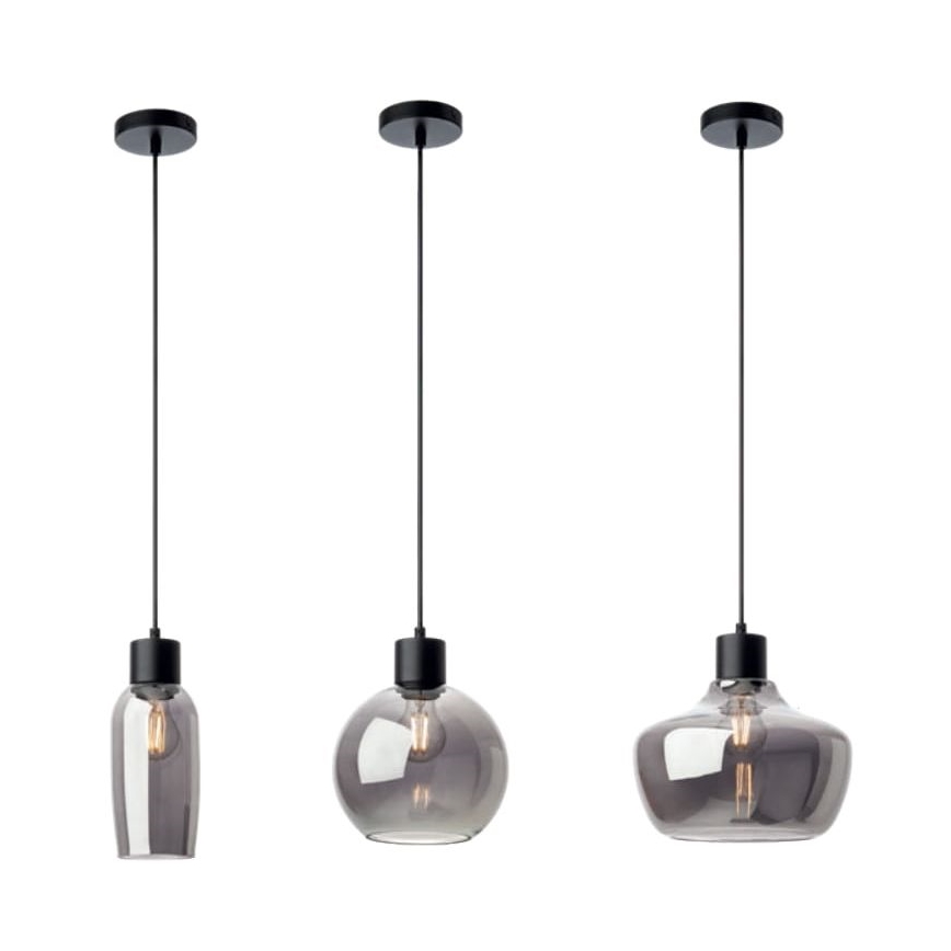 Redo 01-4046 - Lámpara colgante ATLANTIS 1xE27/42W/230V diá. 26 cm negro