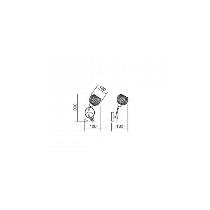 Redo 02-793 - Aplique ANNE 1xE14/28W/230V