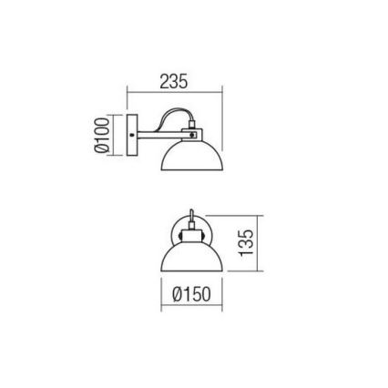 Redo 04-510 - Aplique infantil EOLO 1xE27/42W/230V