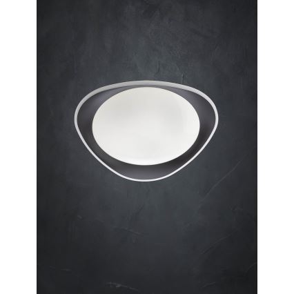 Redo 05-922 - Plafón LED VERENA LED/24W/230V antracita