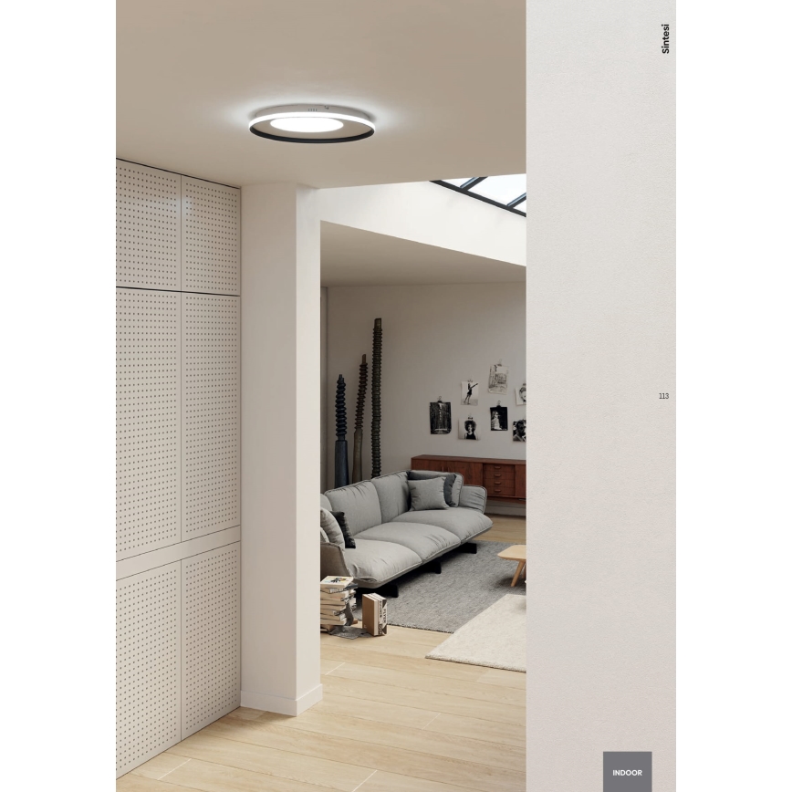 Redo 05-959 - Plafón LED regulable SINTESI LED/45W/230V diá. 45 cm 3000-6000K + control remoto