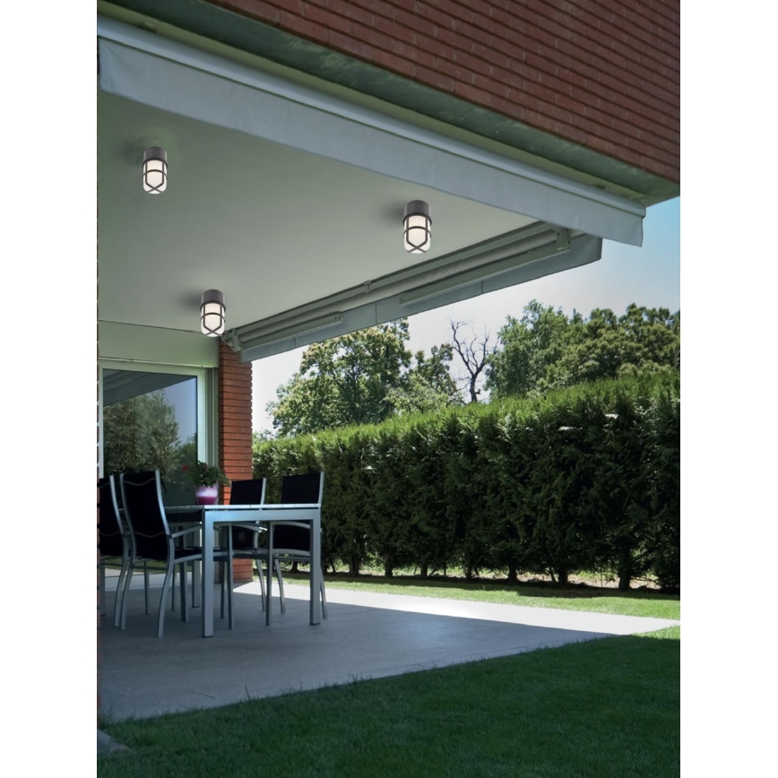 Redo 90195 - Foco de exterior TRITON 1xE27/28W/230V IP54 negro
