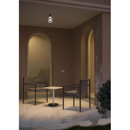 Redo 90195 - Foco de exterior TRITON 1xE27/28W/230V IP54 negro