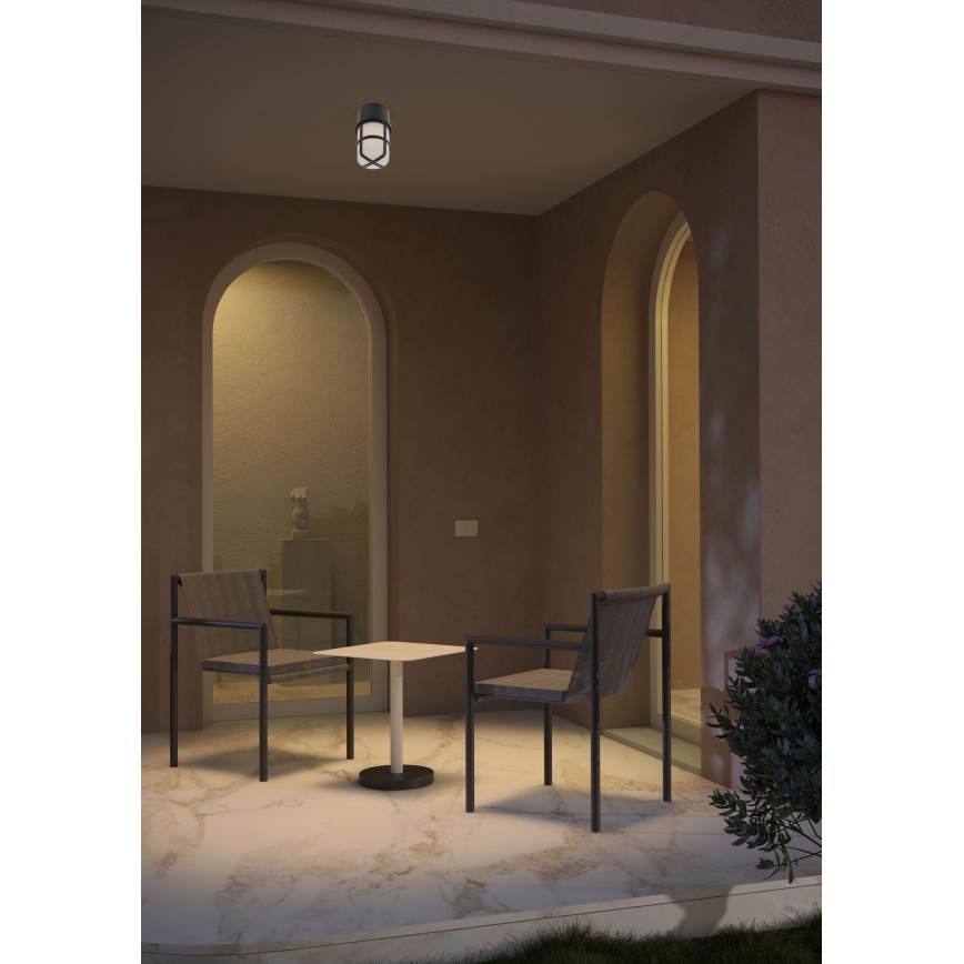 Redo 90195 - Foco de exterior TRITON 1xE27/28W/230V IP54 negro
