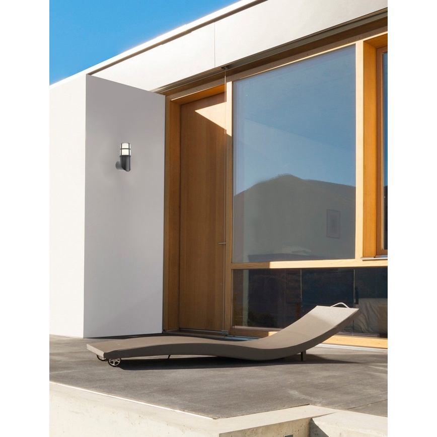 Redo 90198 - Aplique de exterior TRITON 1xE27/28W/230V IP54 negro
