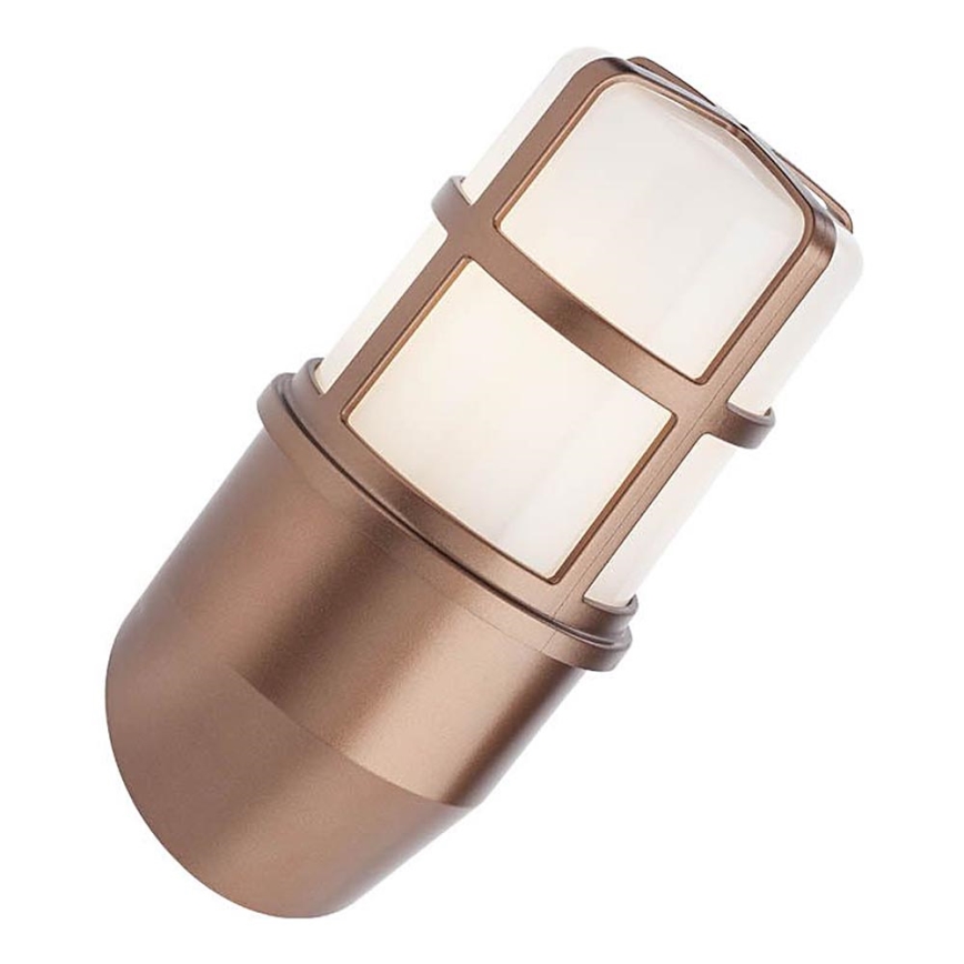 Redo 90203 - Aplique de exterior TRITON 1xE27/28W/230V IP54 cobre