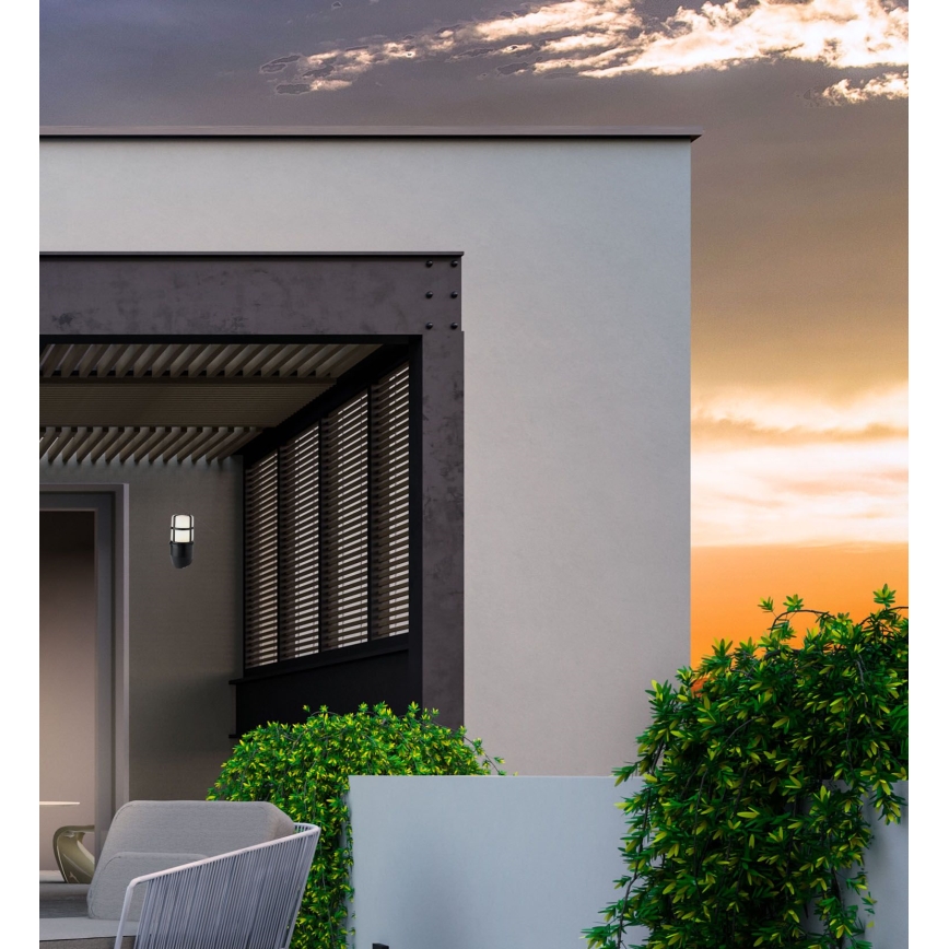 Redo 90204 - Aplique de exterior TRITON 1xE27/28W/230V IP54 negro