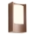 Redo 90484 - Aplique LED para exterior WARP LED/8W/230V 3000K IP44 marrón