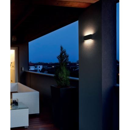 Redo 9054 - Aplique LED para exterior POCKET LED/13W/230V IP54 antracita