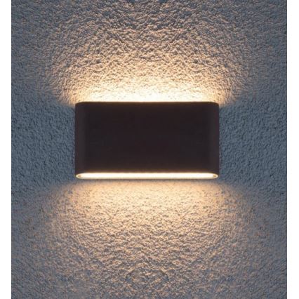 Redo 9054 - Aplique LED para exterior POCKET LED/13W/230V IP54 antracita