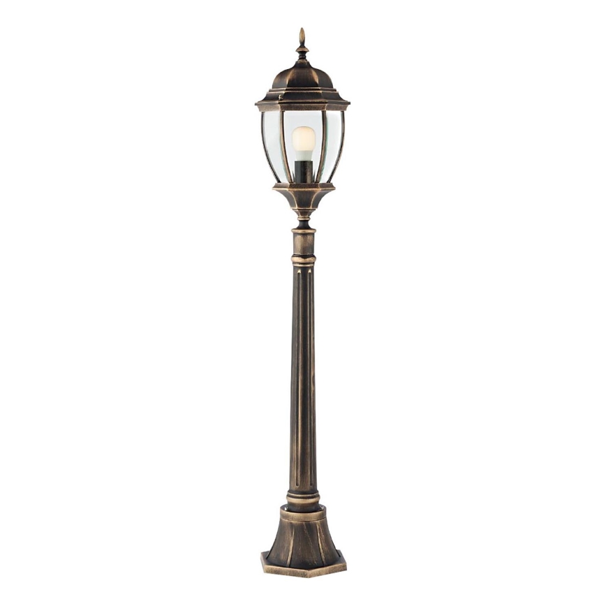 Redo 9608 - Lámpara de exterior SEVILLA 1xE27/42W/230V IP44 dorado/pátina