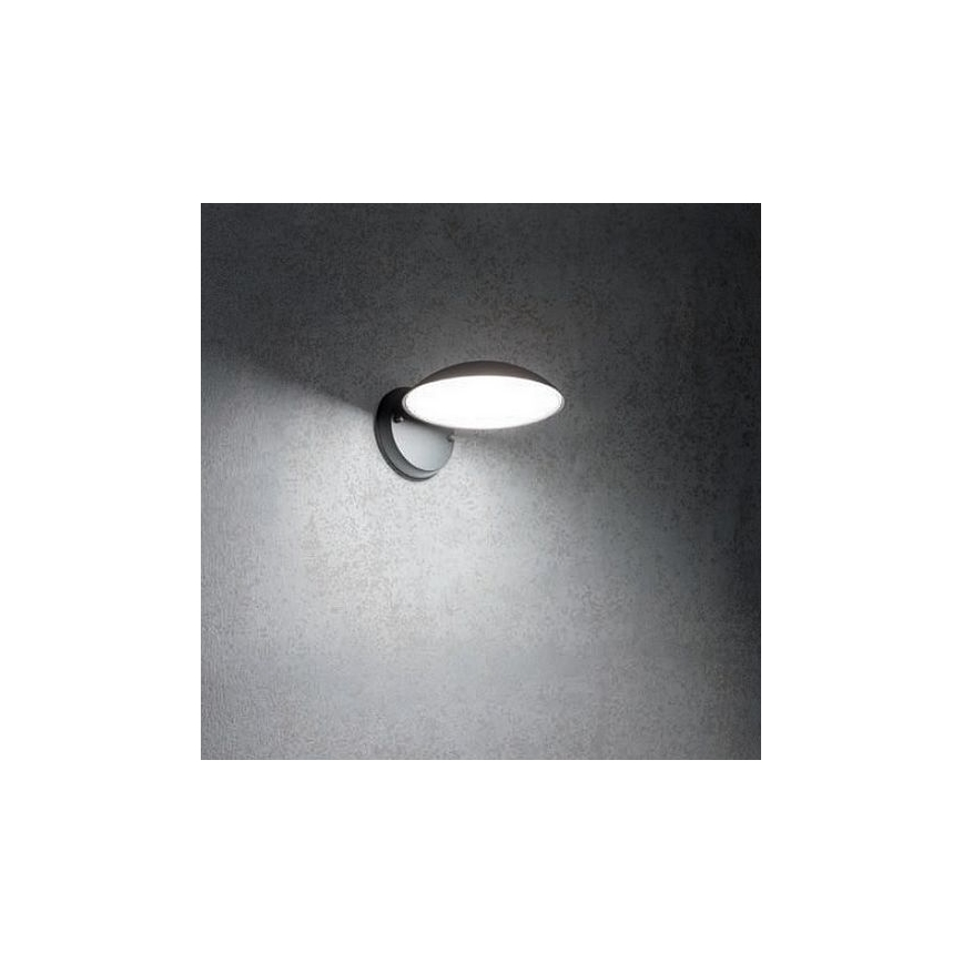 Redo 9617 - Aplique LED de exterior CAPP LED/12W/230V IP54 antracita