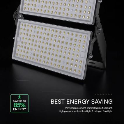 Reflector LED/500W/230V 4000K IP65 gris