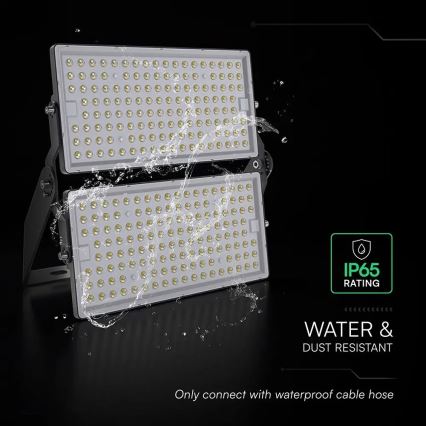 Reflector LED/500W/230V 4000K IP65 gris