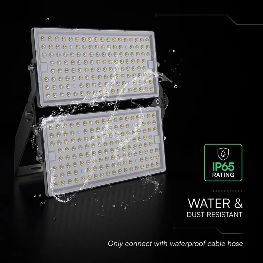 Reflector LED/500W/230V 4000K IP65 gris