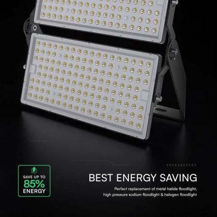 Reflector LED/500W/230V 6500K IP65 gris