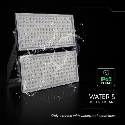 Reflector LED/500W/230V 6500K IP65 gris