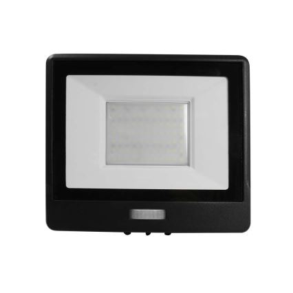 Reflector LED con sensor LED/50W/230V 4000K IP65 negro