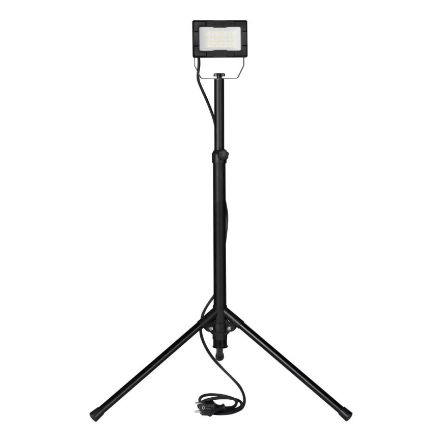 Reflector LED con soporte 20W/230V 5000K IP65 negro