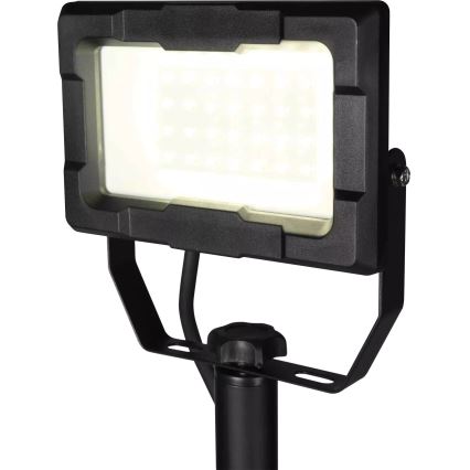 Reflector LED con soporte 20W/230V 5000K IP65 negro