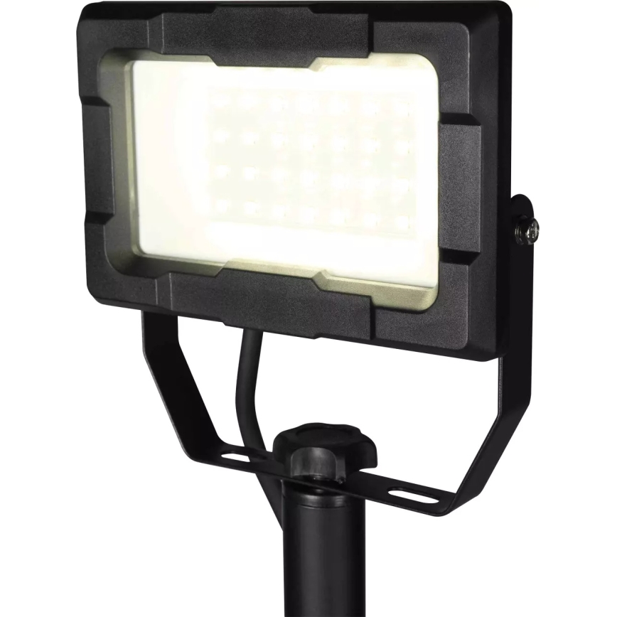 Reflector LED con soporte 20W/230V 5000K IP65 negro