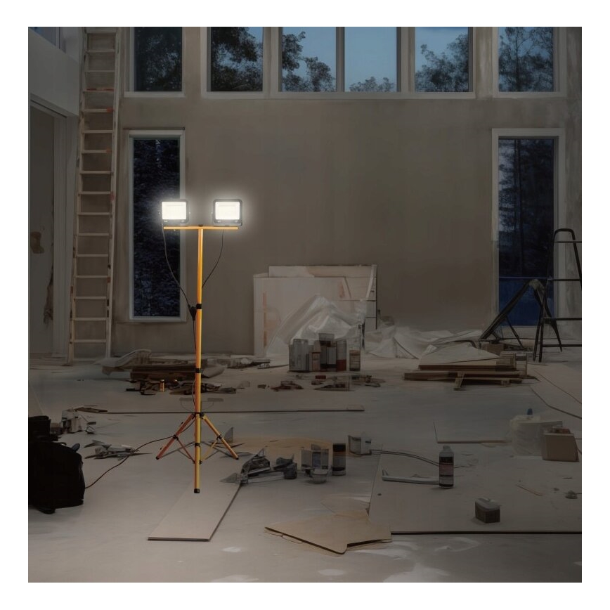 Reflector LED con soporte NOCTIS 2xLED/50W/230V 4000K IP65