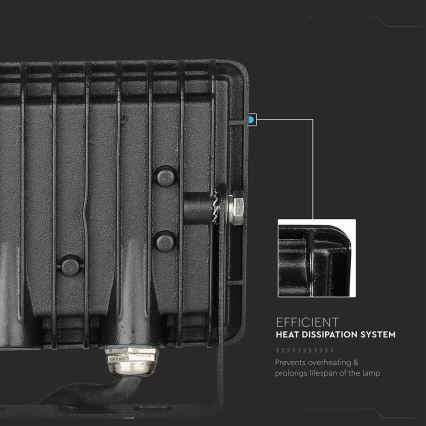 Reflector LED LED/10W/230V IP65 luz roja