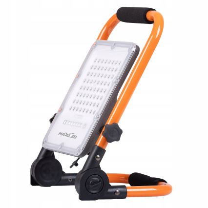 Reflector LED regulable recargable con soporte LED/100W/3,2V 4500K 10000 mAh IP65 naranja