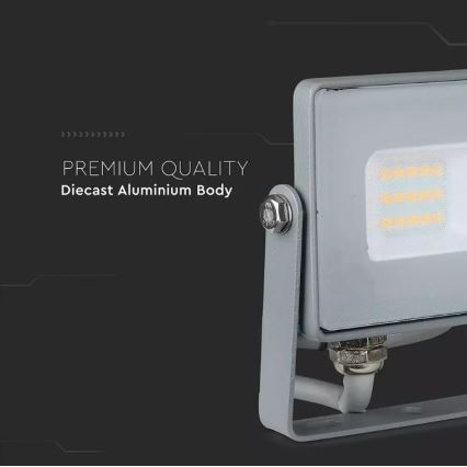 Reflector LED SAMSUNG CHIP LED/10W/230V IP65 4000K gris